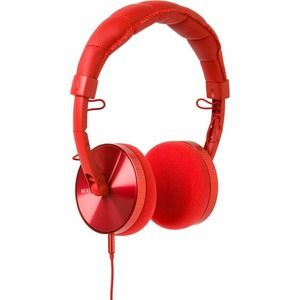 Nixon Nomadic Foldable Headphones in Red